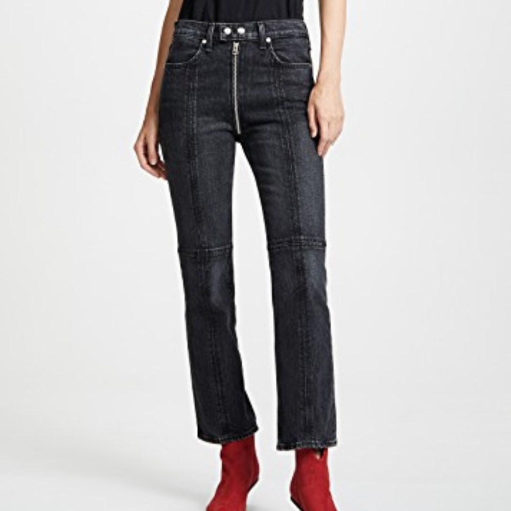NWT Rag & Bone Black Rain Iver Denim